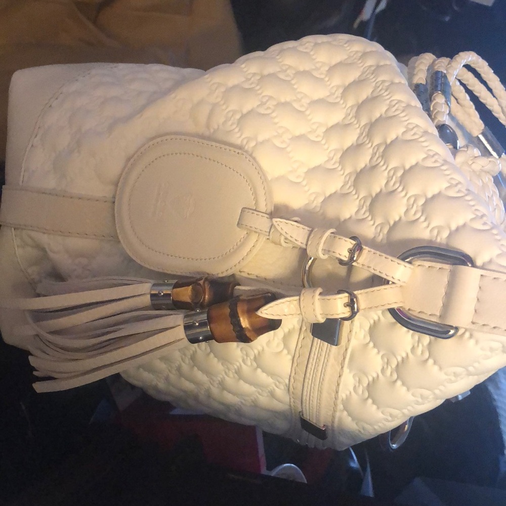 Gucci Runway Fashion Show Neoprene & Leather Bag - Picture 3 of 6